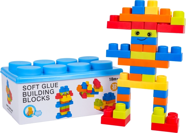 Set of Soft Building Blocks 32 pcs