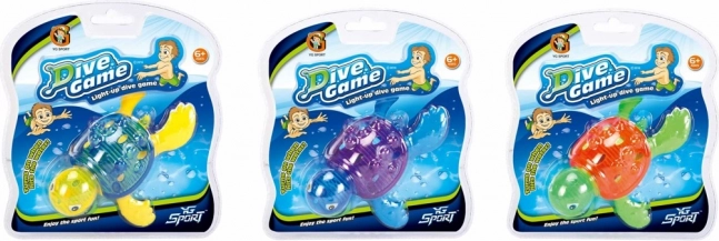 Gaismu izstarojoša niršanas bruņurupucis DIVE GAME