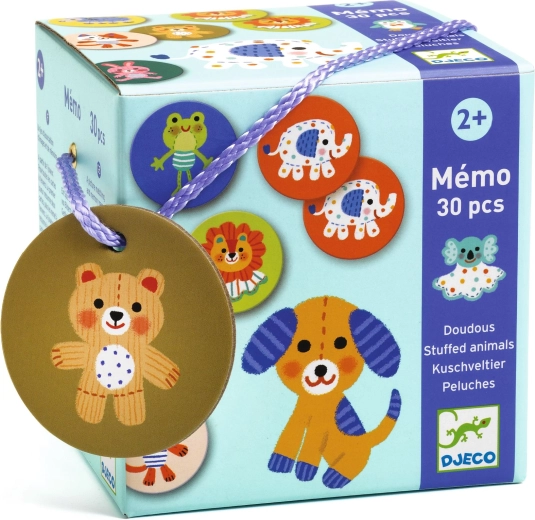 Djeco Matching Game with Plush Animals