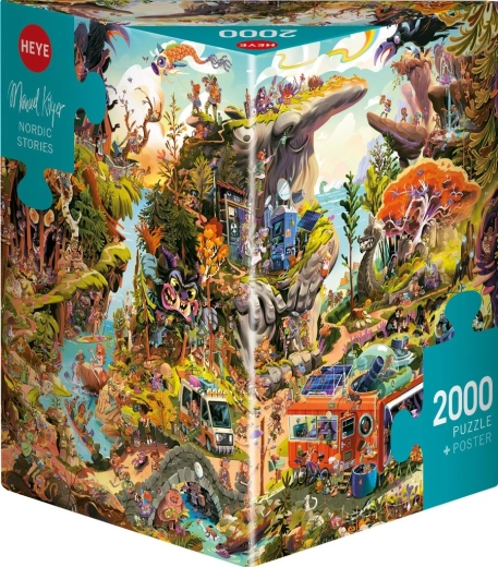 Heye puzle “Ziemeļu stāsti”, 2000 gabali