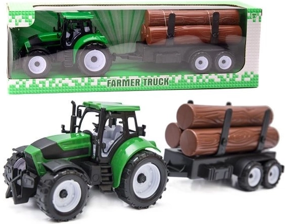 Traktors ar piekabi - 1 gab.