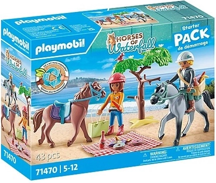 Spēļu laukums Kalnu pludmale ar Amēliju un Benu Playmobil