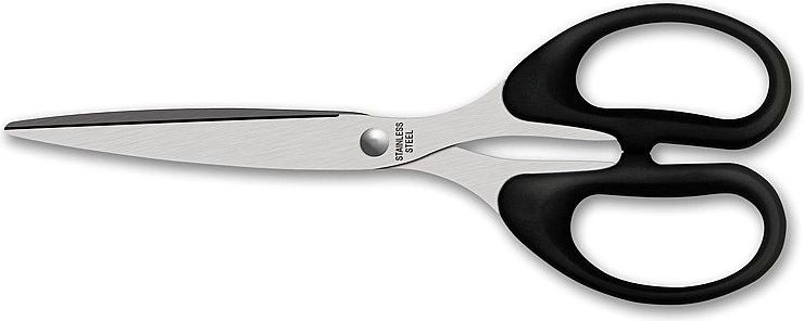 Kancelejas šķēres 19 cm, melnas
