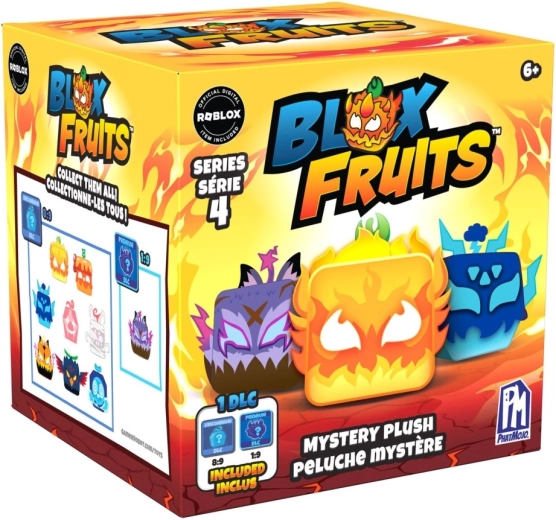Blox Fruits 4. sērijas plīša figūriņa mystery box iepakojumā – 1 gab.