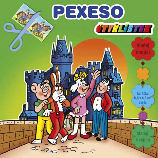 Akim atmiņas spēle Pekseso Čtyřlístek maxi kartītes