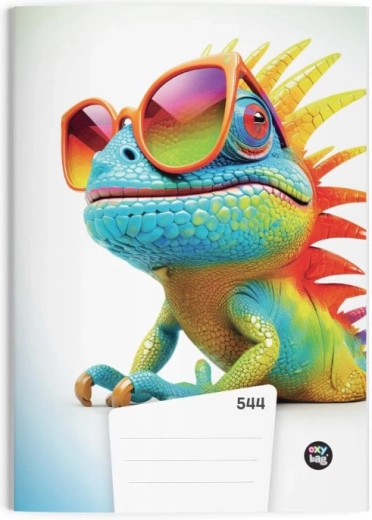 A5 līniju klade 40 lapas Chameleon