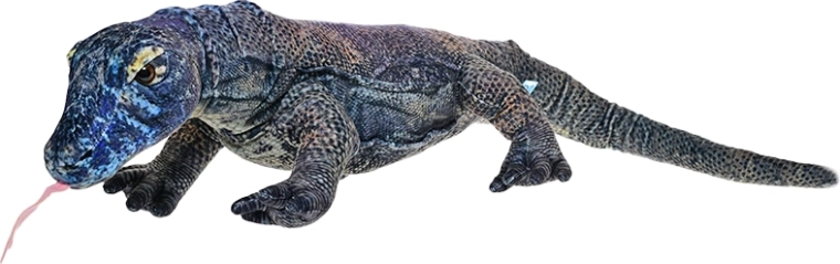 Plīša Komodo varāns 90 cm