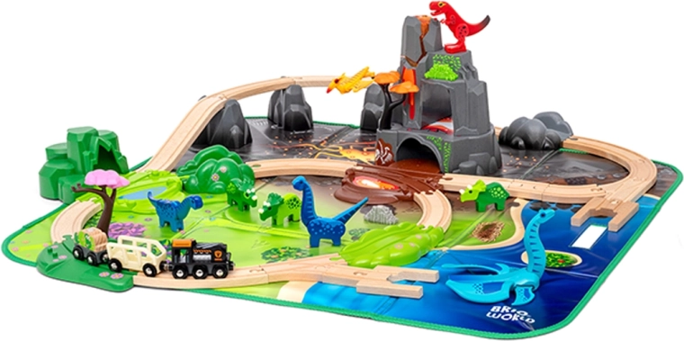 BRIO World dino deluxe vilcieniņu komplekts
