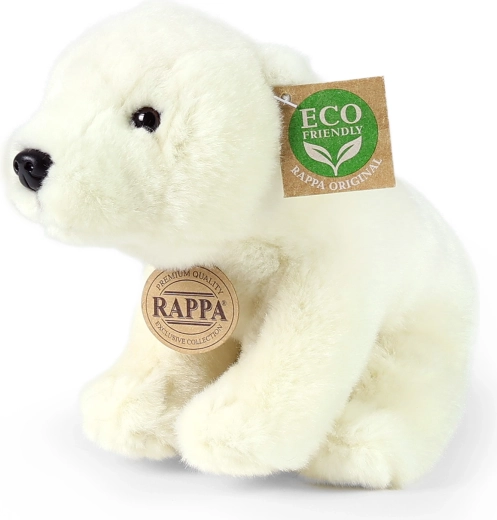 Plush Polar Bear 20 cm eco-friendly RAPPA