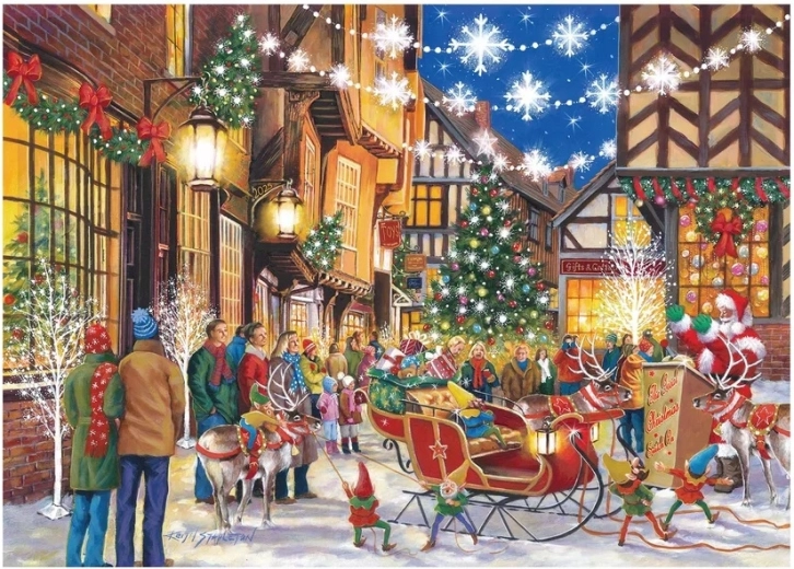 House of Puzzles Santa iededz gaismas – 1000 puzles gabaliņu