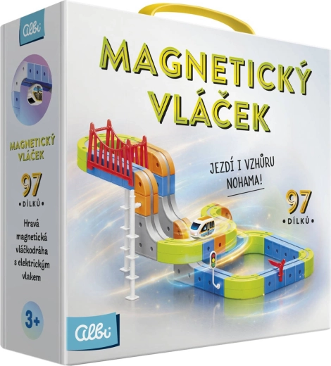 Magnetic Electric Train Set with 97 Pieces