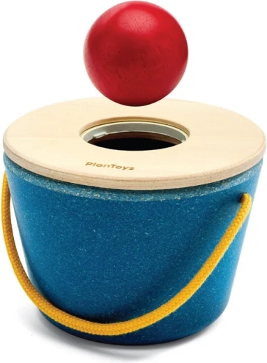 PlanToys iemešanas kaste ar bumbiņu - 1 gab.