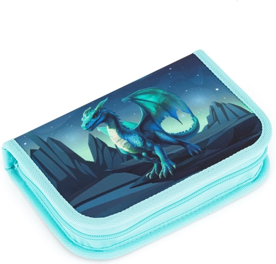 Double-flap Topgal school pencil case
