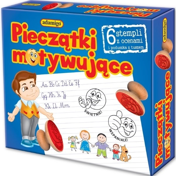 Motivējošie zīmogi Adamigo bērniem