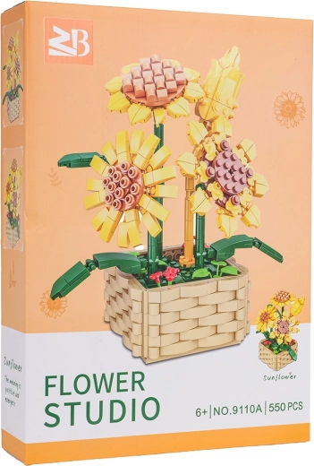 Sunflower Flower Building Set 550 pieces