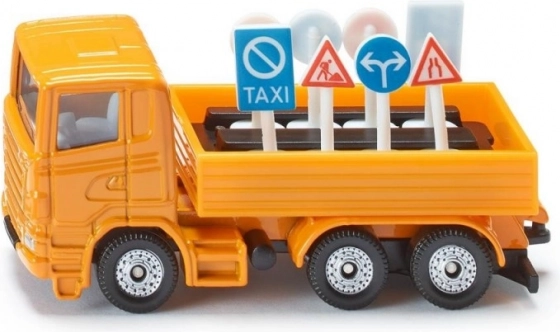 Siku Truck with Traffic Signs