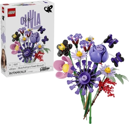 LEGO Botanicals Olīvijas Rodrigo ziedu pušķis