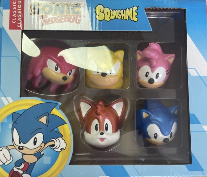 Mini SquishMe Sonic – kolekcionāru komplekts ar 5 varoņu figūriņām