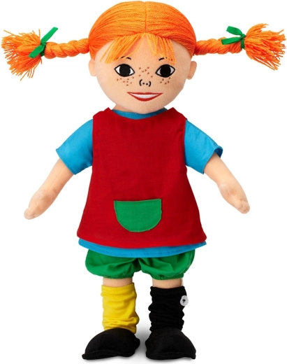 Micki Pippi Garzeķe mīkstā auduma lelle 40 cm