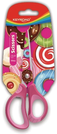 Skolas šķēres Keyroad Tattoo Soft 15 cm