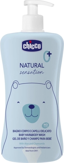 Chicco 2-in-1 body and hair wash with aloe vera and chamomile Natural Sensation 500 ml