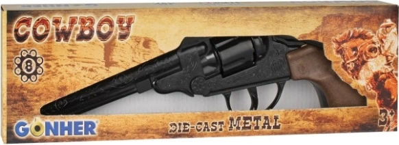 GONHER metal cowboy revolver for 8-shot caps