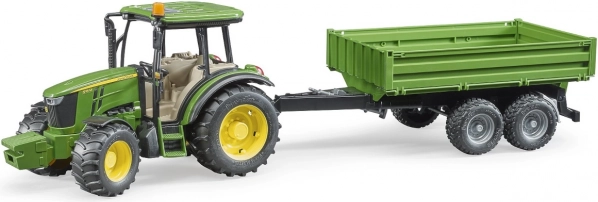 Bruder traktors John Deere ar piekabi 1:16