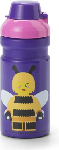 LEGO Bee drinking bottle purple
