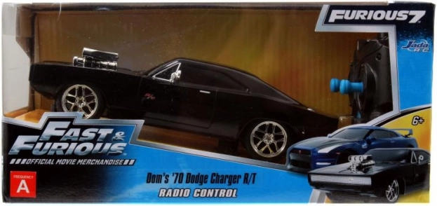 Ātrs un bez žēlastības RC auto Dodge Charger 1970 1:24