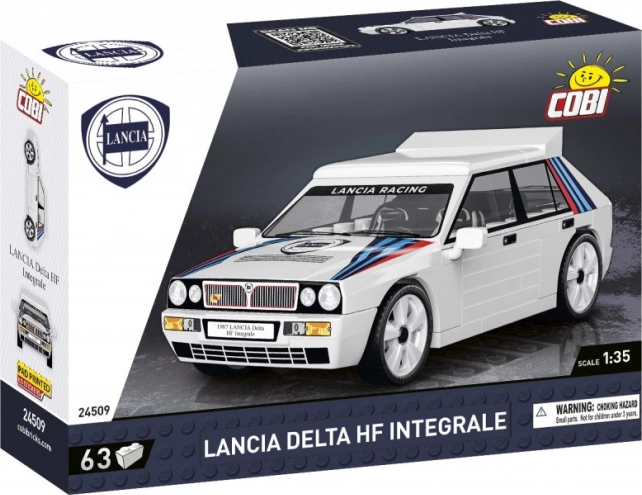 Konstruktors LANCIA Delta HF Integrale mērogā 1:35
