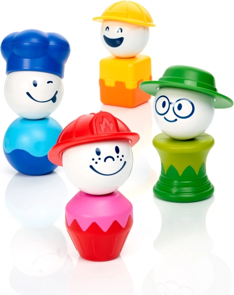 SmartMax Moji pirmie cilvēki – magnētiskā konstruktoru rotaļlieta, 12 gab.