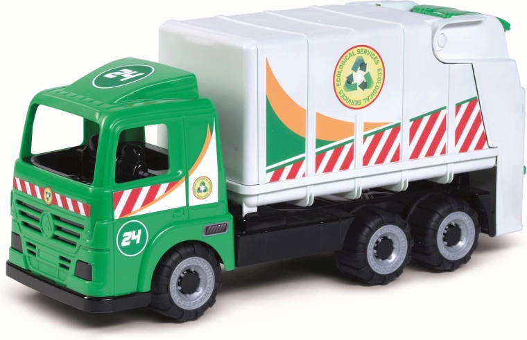 Androni atkritumu savākšanas auto Heavy Trucks ar gumijotiem riteņiem 50 cm