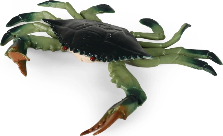 Gumijas krabis 13 cm – jautra rotaļlieta vannai un dārzam