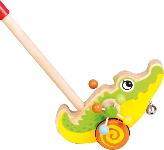 Bino Push-Along Crocodile on a Stick