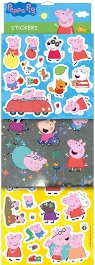 Uzlīmes Cūciņa Peppa – komplekts ar folijas efektu un krāsainiem gliteriem