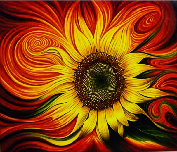 Norimpex Paint by Numbers Sunflowers 40 × 50 cm