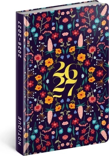 Notique 18 mēnešu dienasgrāmata Petito Flóra 2026/2027, 11 × 16 cm