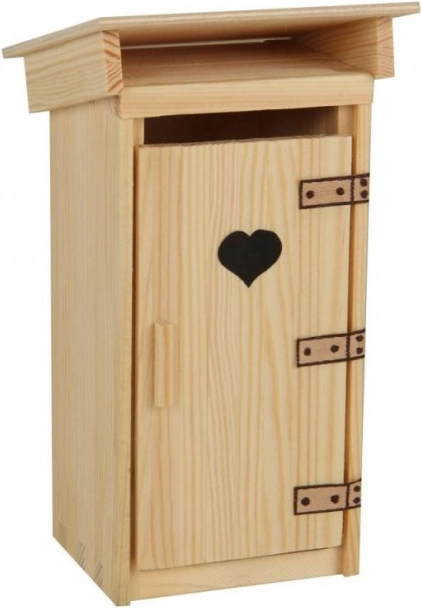 Koka būvkomplekts āra tualetei 1:16 – līmējams modelis