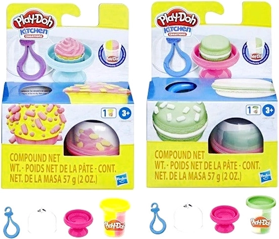 Play-Doh kēksiņi un makarūni – radošais komplekts cepšanai no plastilīna