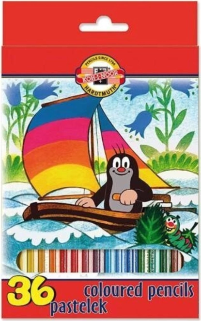 Sešstūru krāsainie zīmuļi 36 gab. KRTEK KOH-I-NOOR