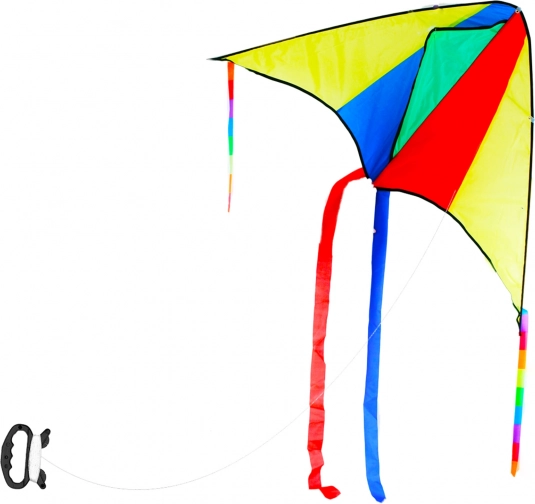 Krāsains pūķis 110 × 63 cm ar rokturi