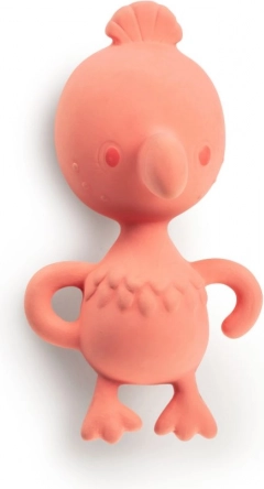 LILLIPUTIENS grabulītis (šķindeklītis) flamingo Anais no dabīgā kaučuka, no 3 mēnešiem