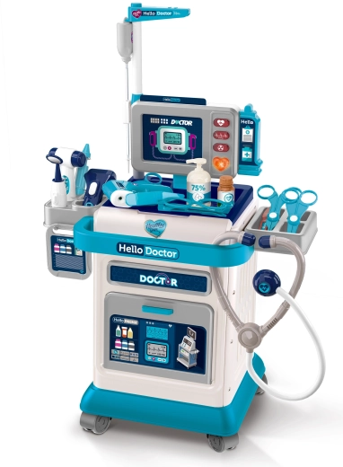 Children's doctor cart with light and sound effects