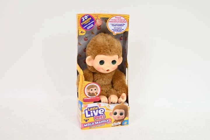 Little Live Pets My Baby Monkey Minis interaktīvais pērtiķēns Pepi Peach