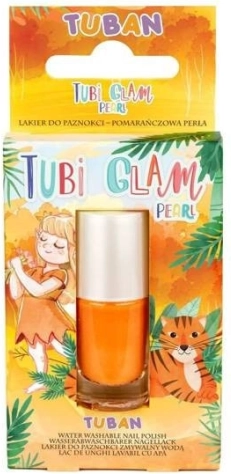 Tubi Glam nagu laka – oranža perlamutra