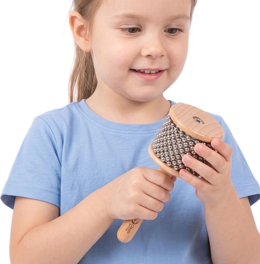 Classic World Edu Musical Instrument Cabasa with Beads for Children