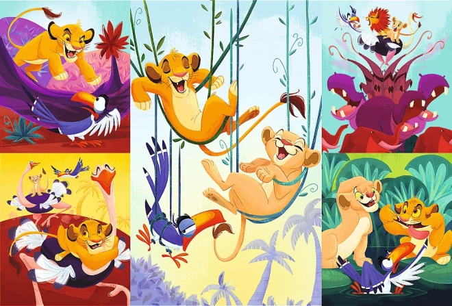 Puzle 100 gabali DISNEY KARALIS LAUVA