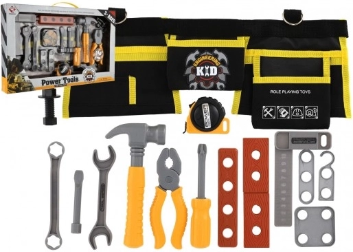 Instrumentu komplekts ar jostu mazajiem meistariem