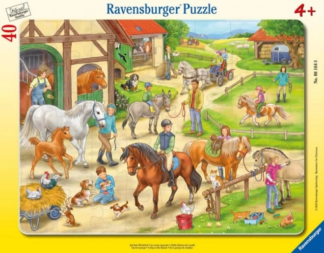 Ravensburger Zirgu Ferma puzle, 40 detaļas