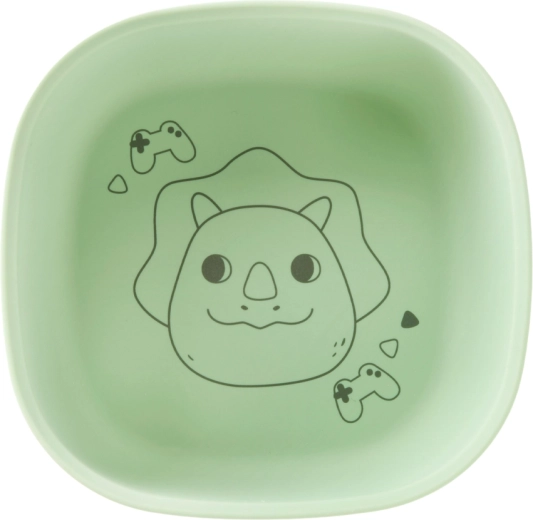 Skip Hop Silicone Bowl Besties Squad Green 2+
